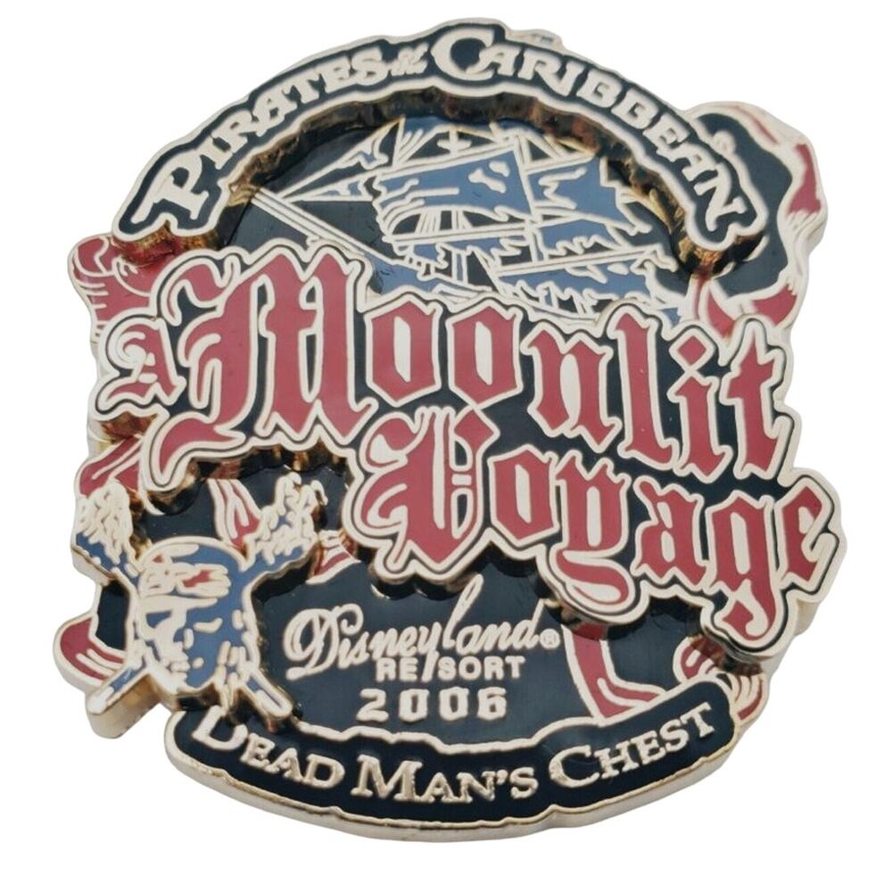 2006 Pirates of the Caribbean A Moonlit Voyage LE 1000 Pin